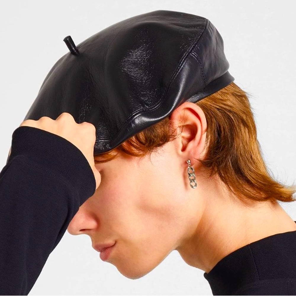 Leather Beret